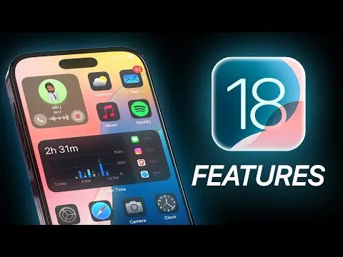 Novidades do iOS 18 em smartphone