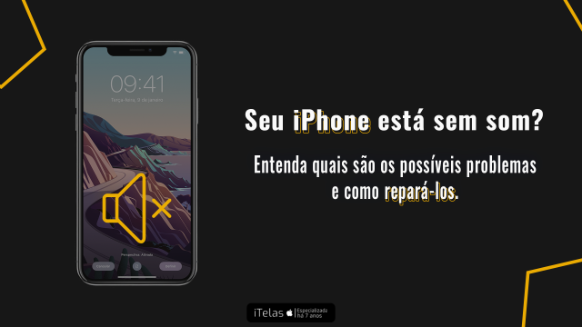 Saiba o que fazer se o seu iPhone estiver sem som